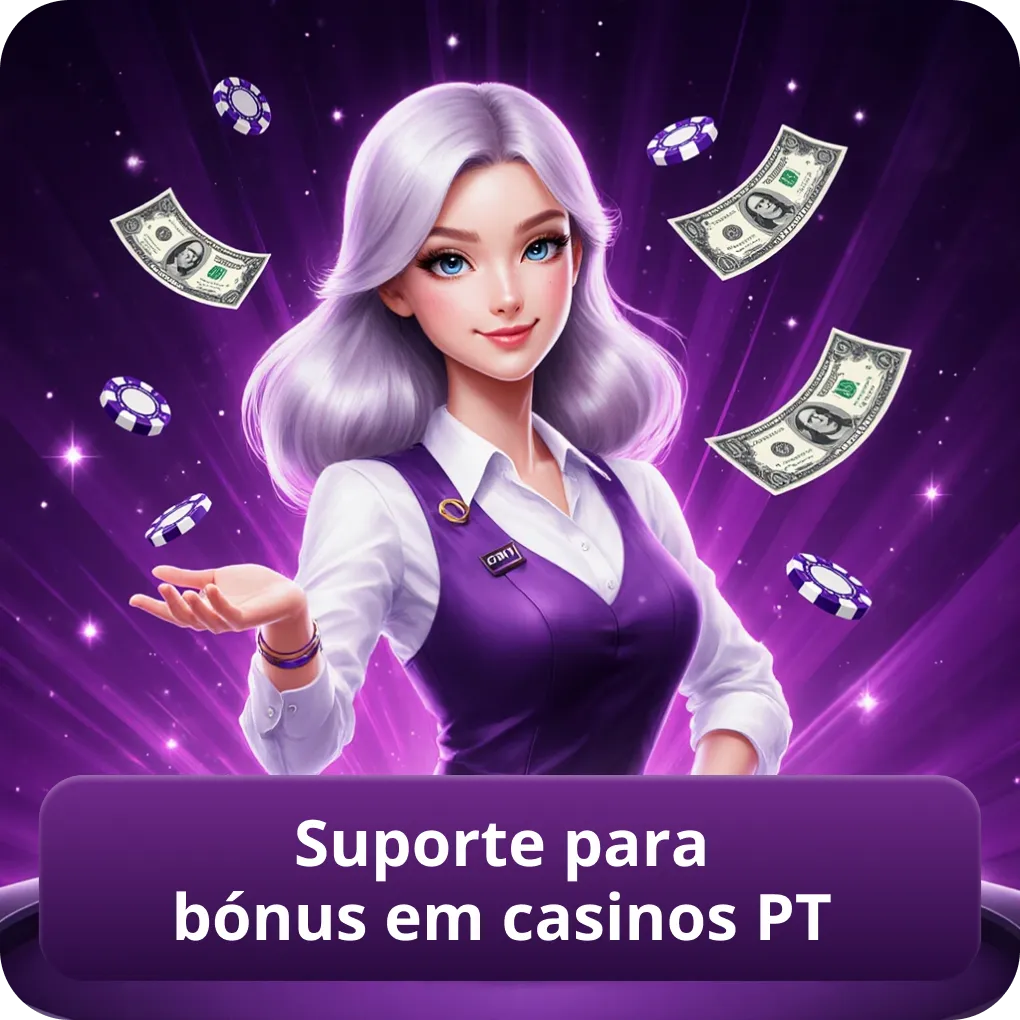 Suporte para bónus em casinos PT