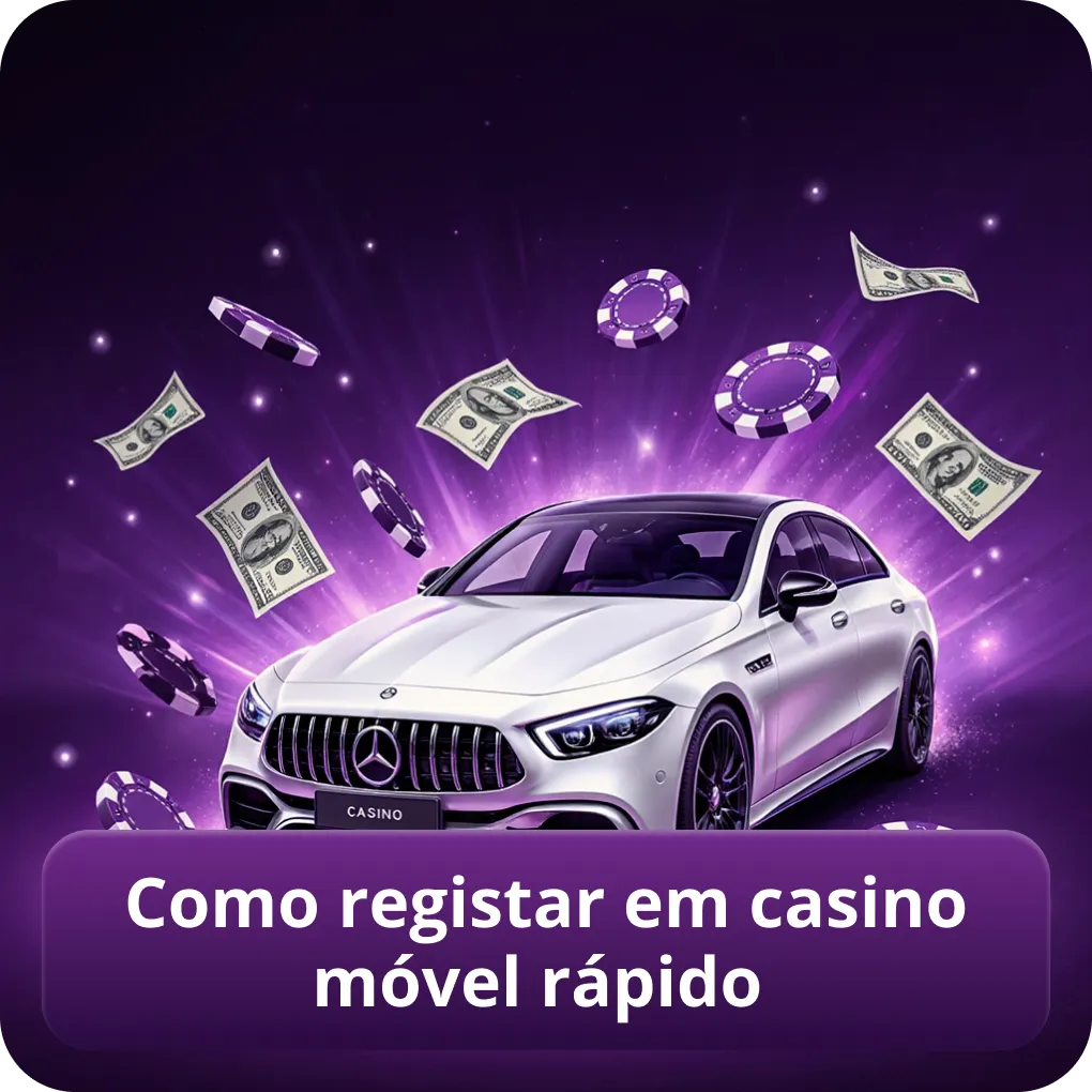 Como registar em casino móvel rápido